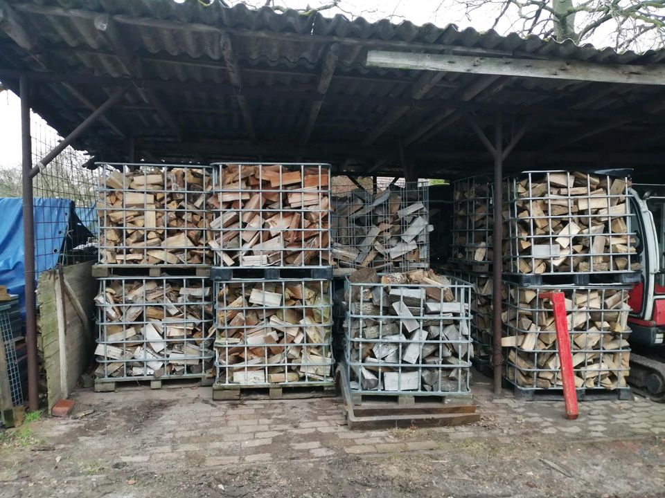 Laubmix vorgetrocknet in Wunschlänge, Brennholz in Barnstorf