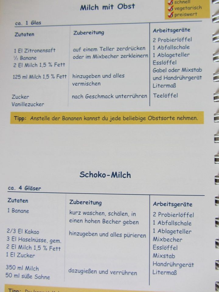 "Schnelle Schülerküche" von Nestlè Deutschland AG, 2001 in Mühlenbecker Land