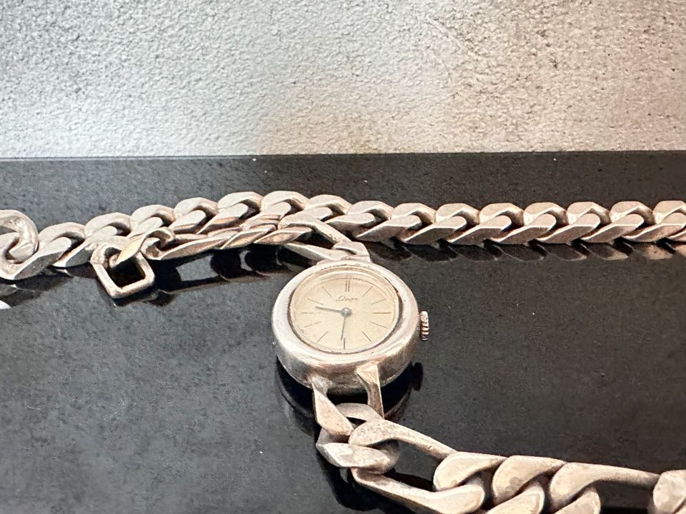 Quinn Damenuhr 925 Silber Vintage, passendes Armband Set in München