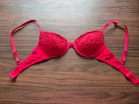 H&M Push-up BH, Gr. 75B, rot, Spitze, glitzer Hessen - Brensbach Vorschau
