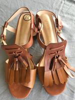 Sandale, Sandalette, Leder,Gr. 40 Nordrhein-Westfalen - Erftstadt Vorschau