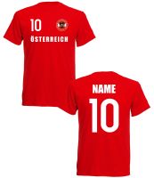 Österreich T-Shirt Trikot Look Personalisieren Name & Nummer Nordrhein-Westfalen - Recklinghausen Vorschau