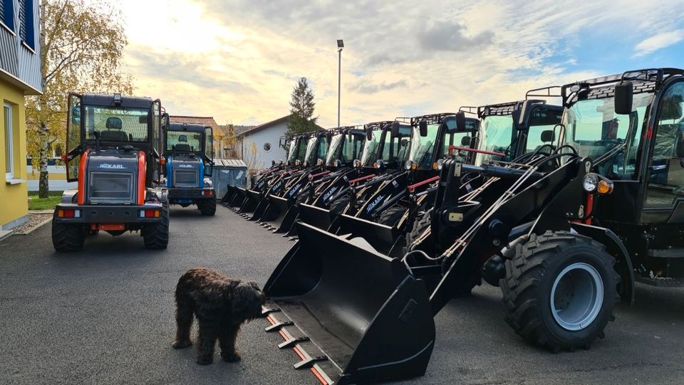 SONDERPREIS !! Radlader inkl. Schaufel + Straßenzulassung + UVV, Hoflader, Kompaktlader, KARL 908 / 809, Lieferung möglich, Sofort verfügbar, kein Kubota, JCB, Cat in Oberthulba