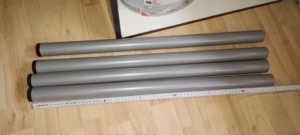 IKEA Tisch- / Schreibtischbeine  metalloptik 70cm in Langenau