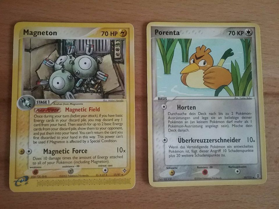 Pokemon-Karten: Magneton / Porenta in Heroldsbach