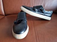 ZARA MAN Schwarze Leder-Sneaker mit Doppel-Monk-Strap, Gr. 44 Nordrhein-Westfalen - Paderborn Vorschau