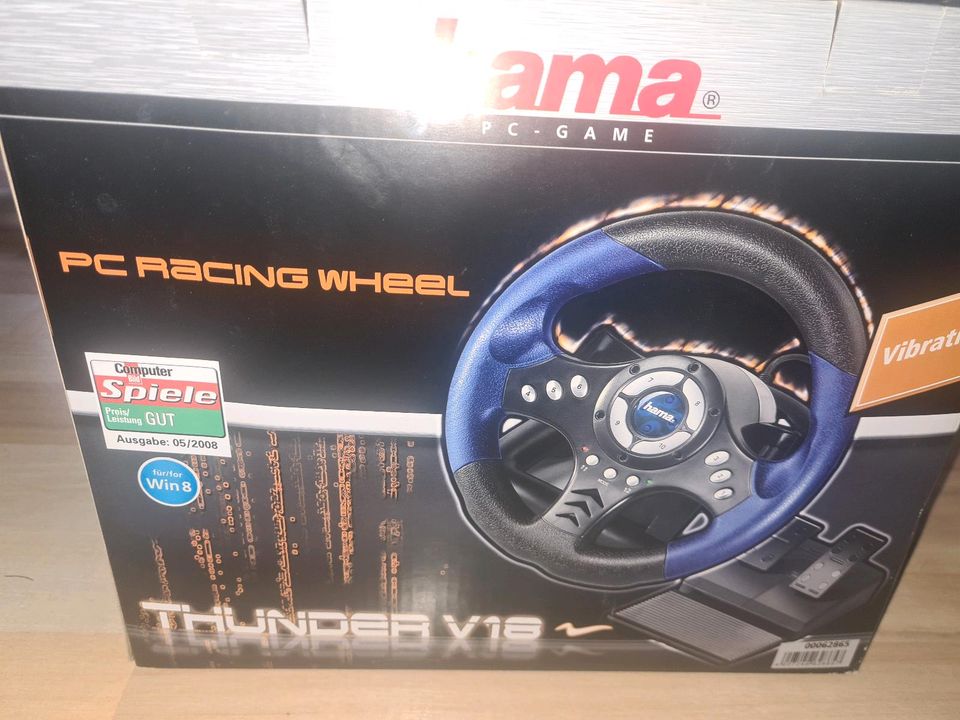 Hama PC Racing Wheel Thunder V18 - inkl. Versand in Raisting