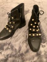 Zara Boots 39 Nieten Perlen schwarz Stiefel Stiefeletten Bayern - Germering Vorschau