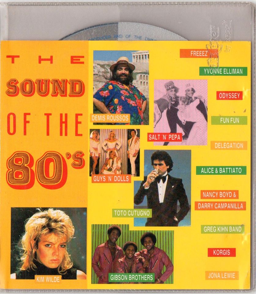 The Sound Of The 80's, CD - Sampler, s gt. Zustand,Versand 1,80€ in Wadgassen