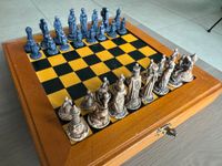 Schachspiel mit Vintage Spielfiguren Brandenburg - Bernau Vorschau