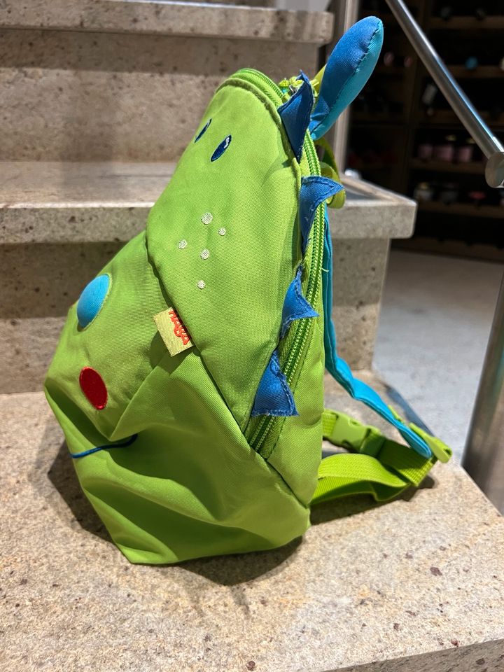 Kindergartenrucksack von Haba - grüner Dino in Gauting