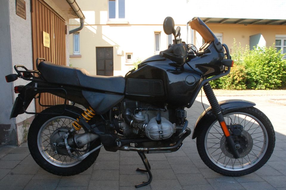 BMW R100GS BJ1990 93540Km schwarz aus Altersgründen  abzugeben in Frankfurt am Main