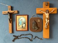 2 Kreuze, Holzrosenkranz, betende Hände von AD, Bild 1. heilige K Kr. München - Grünwald Vorschau