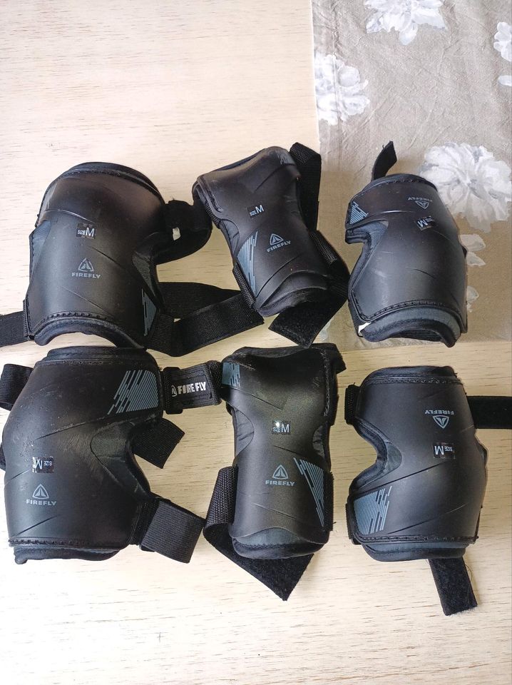 Set Rollschuhe Rio EU 39.5, UK 6 mit Helm und Protektoren in Plauen