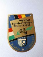 Vespa Plakette Landestreffen 1958 VC Ratheim Nordrhein-Westfalen - Oberhausen Vorschau