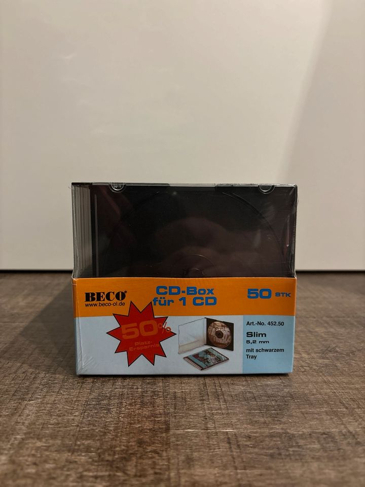 Beco CD-Boxen 50x für je 1CD Slim 5,2mm in Heilbronn