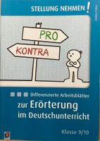 Klasse 9/10 Arbeitsblätter zur Erörterung im Deutschunterricht München - Trudering-Riem Vorschau