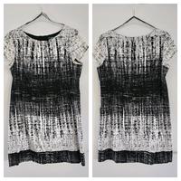 Neues Kleid Gr. 46 (schwarz/weiß) Bayern - Geiselbach Vorschau