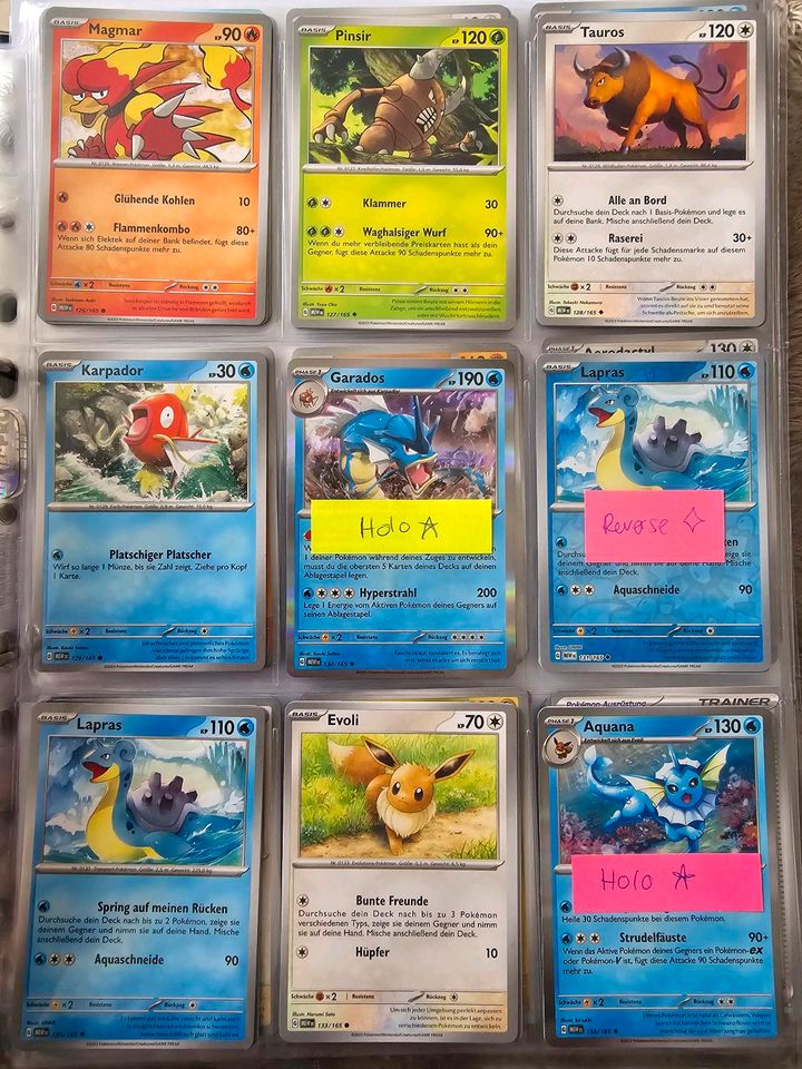 171 Pokemon Karten aus K&P 151 Booster Teil 2 EX, alternativ art in Kaufering