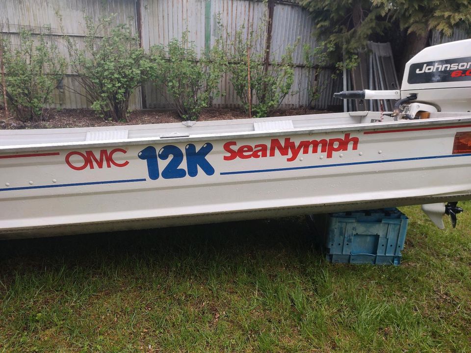 OMC SeaNymph 3,7m lang, Aluminiumboot, Anglerboot, Freizeitboot in Oyten