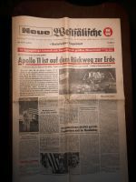 Neue Westfälische Tageszeitung 22. Juli 1969 / Apollo 11 Nordrhein-Westfalen - Oerlinghausen Vorschau