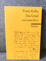 Buch Das Urteil Franz Kafka und andere Prosa Reclam Hessen - Dieburg Vorschau