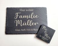 Schiefertafel mit Name/ Namensschild aus Schiefer versch. Größen Nordrhein-Westfalen - Gescher Vorschau