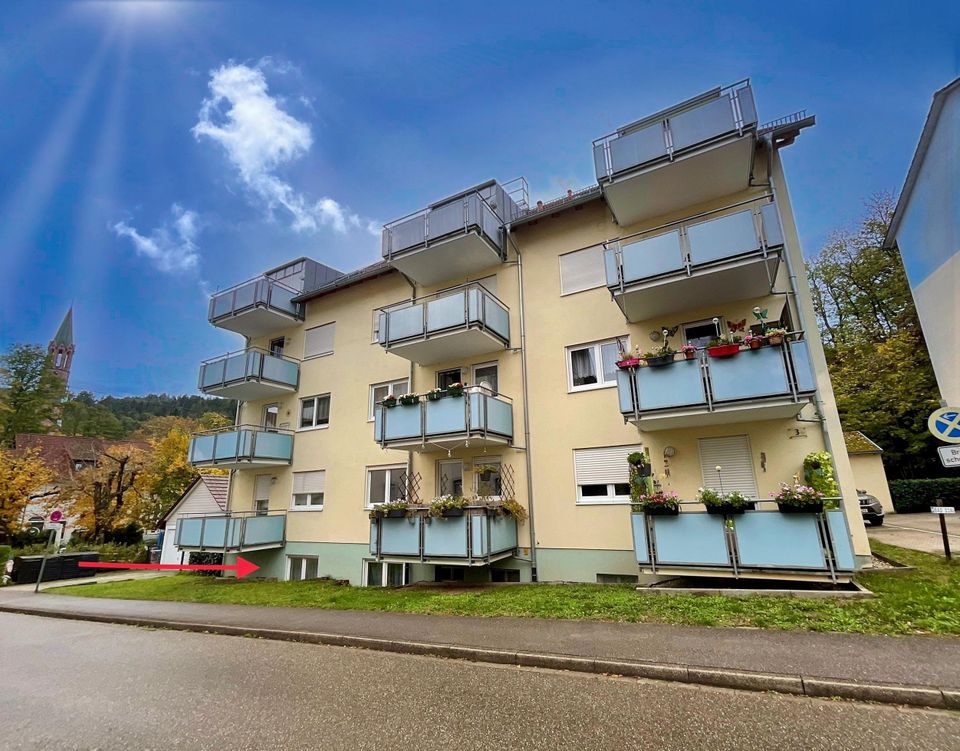 Helle 2-Zimmer Wohnung in Baden-Baden Lichtental in Baden-Baden