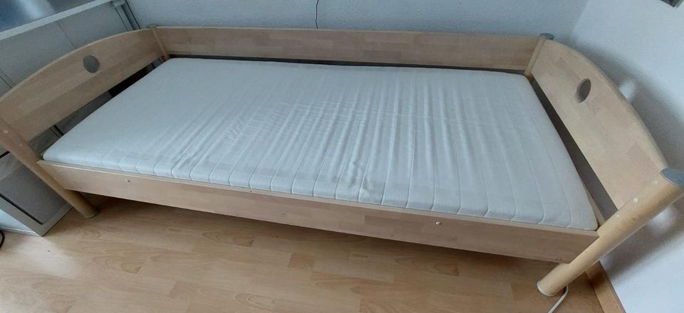Paidi Fleximo Spielbett 125cm, Jugendbett, Massivholz, Lattenrost in Ahrensburg