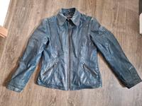 Lederjacke Bikerjacke blau Gr. 40 Niedersachsen - Weener Vorschau