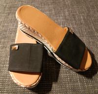 Schicke Plateau Sandalen, 7 cm,  schwarz, Gr. 40, neu Sachsen - Großschönau Vorschau