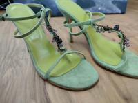 Neue ALTRAMODA Damen Abend Schuh Sandale in Gr. 39 grün Sachsen - Mülsen Vorschau