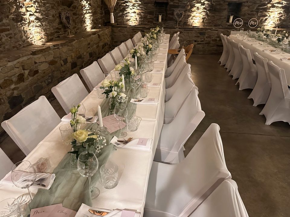 Salbei Grün Tischläufer Hochzeit Deko in Essen