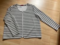 s.Oliver Blazer Jacke grau-weiß Gr.46 top Bolero Bayern - Würzburg Vorschau