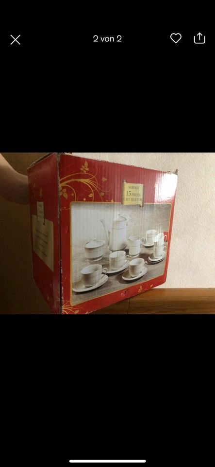 Unbenutzt: Kaffee Tassen Set 15-teilig in Kirchheimbolanden