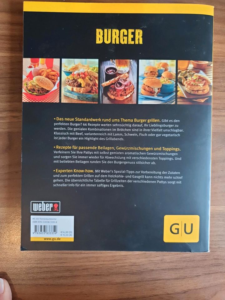 Weber's Burger/ Kochbuch/Rezeptbuch in Kamen