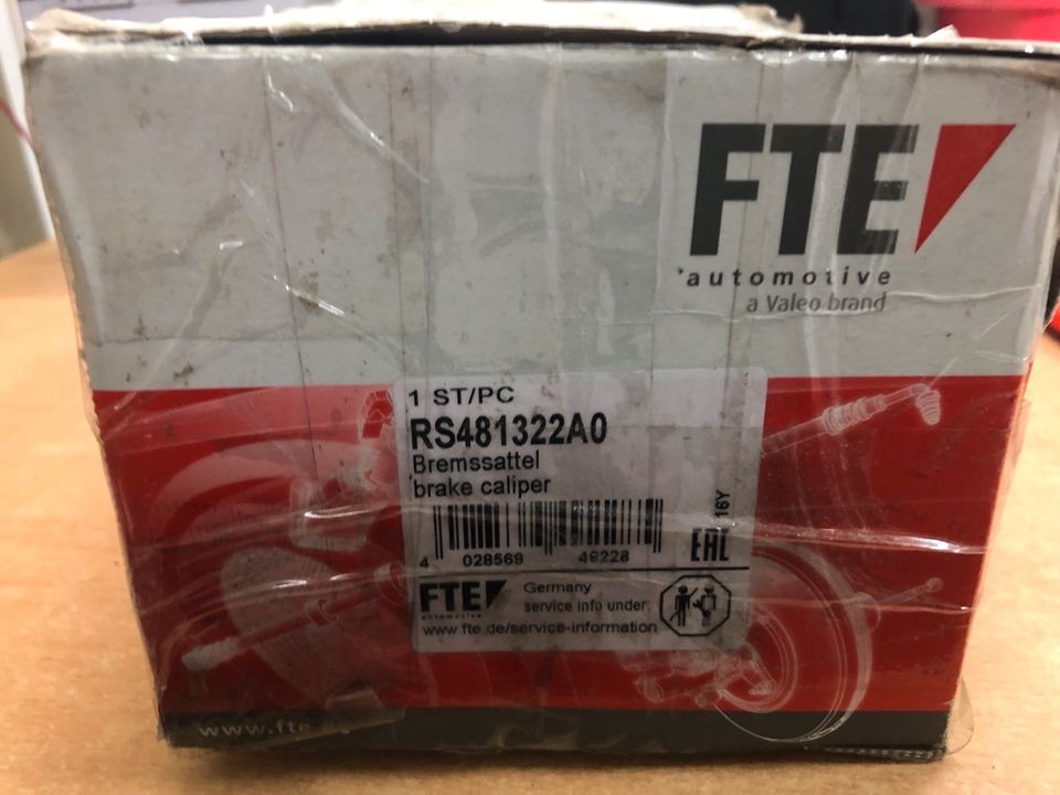 FTE RS481322A0 Bremssattel für PORSCHE 911 vorne Links Neu in Aschaffenburg