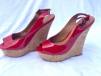 Sexy rote Plateau High Heels - Aldo Größe 35 Berlin - Tempelhof Vorschau