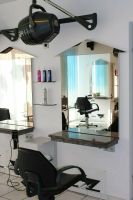 Bedienplatz Friseurplatz Kosmetik Barber Spiegel Ablage Granit Baden-Württemberg - Graben-Neudorf Vorschau