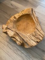 Massivholz Holz Schale Deko unbehandelt ca 50 cm Durchmesser Nordrhein-Westfalen - Sprockhövel Vorschau