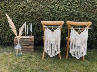 Vermietung • Stuhldekoration Macrame Makramee boho Hochzeitsdeko Niedersachsen - Wolfsburg Vorschau