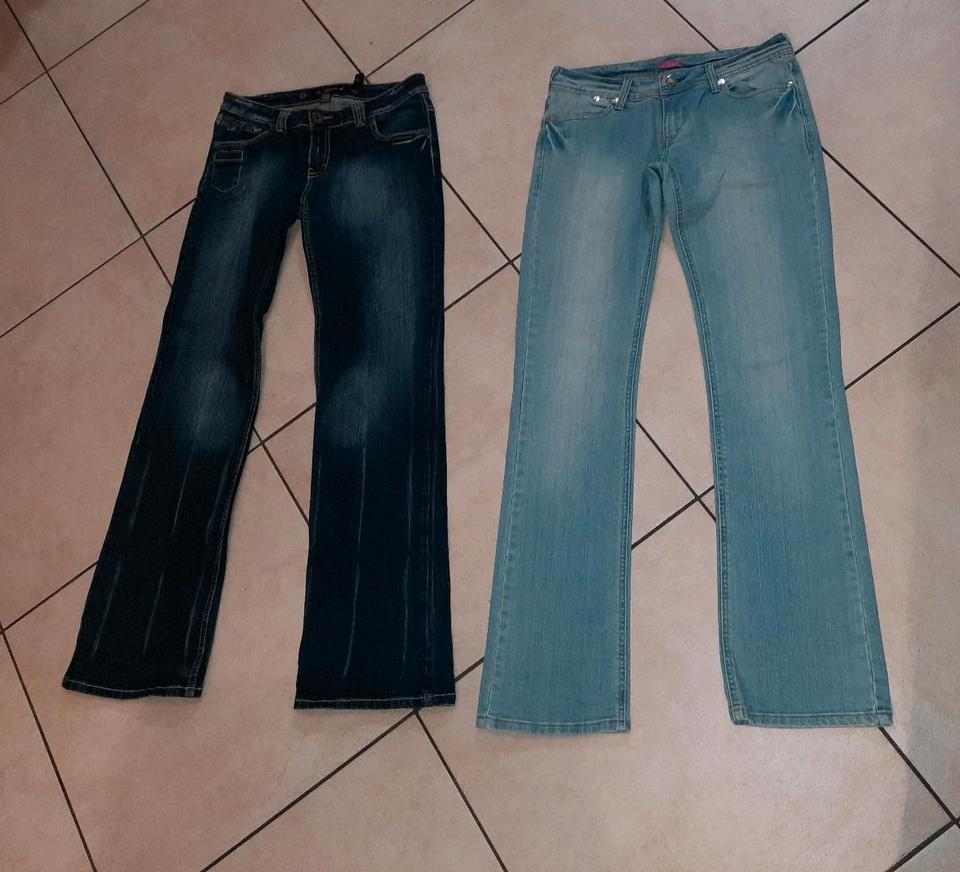 Jeans Hosen breites Bein L 40  30/34 DBC Cola 557 Karma damen in Dornhan