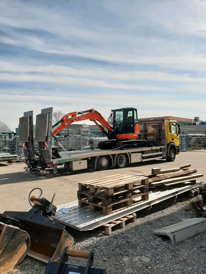 Minibagger Bagger 6.0 Tonnen Vermietung Verleih Mieten Radlader in Hannover