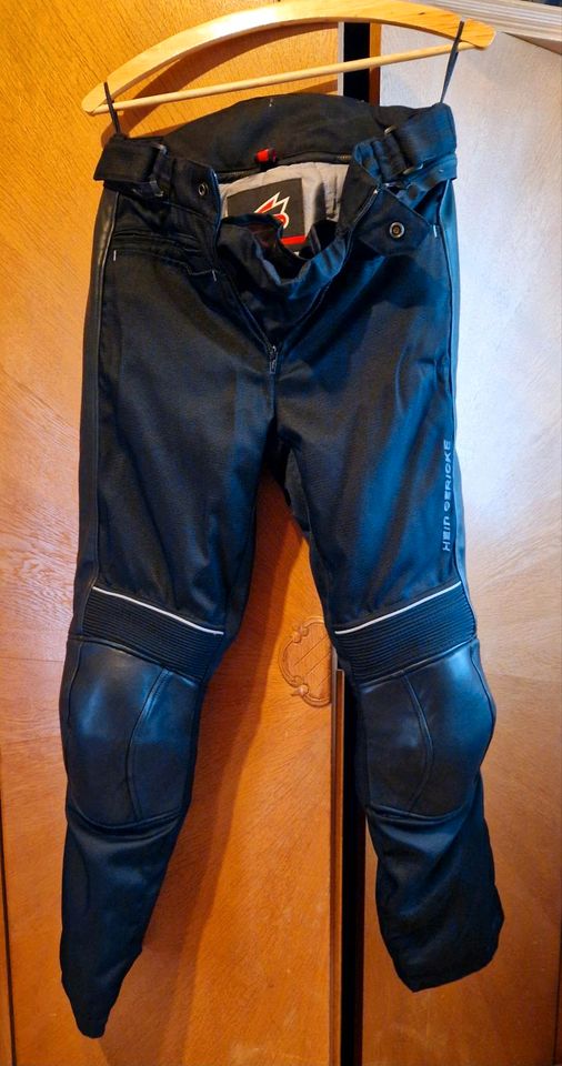 Motorradhose Hein Gericke schwarz Gr. 36 - Textil und Leder in Nörvenich