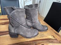 AS98 A.S.98 Damen Leder Stiefel Stiefeletten Gr. 39 Braun Frankfurt am Main - Nordend Vorschau