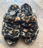 UGG Fluff Yeah Leopard Slide 37 wie neu Hamburg-Nord - Hamburg Fuhlsbüttel Vorschau