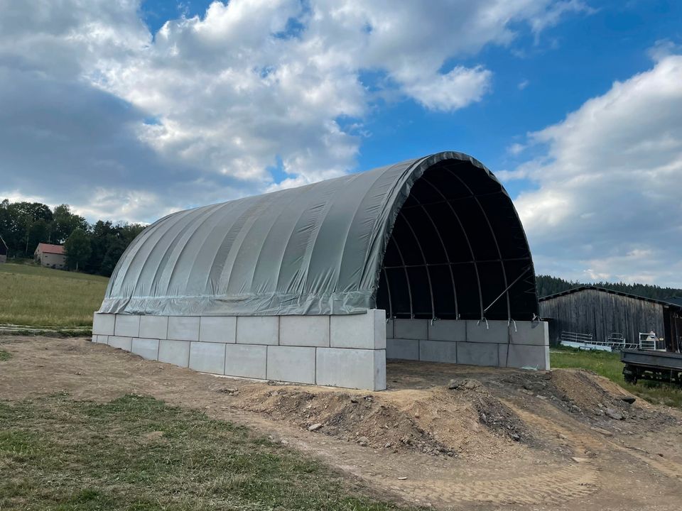 ⚠️ OSTERAKTION - Mehrwertsteuer geschenkt - JETZT BESTELLEN ⚠️ Containerüberdachung weiß - 6x6 8x6 8x12 10x12 - Containertop Fahrsiloüberdachung Folienüberdachung Folienzelt Containerschutz Depot neu in Hamburg