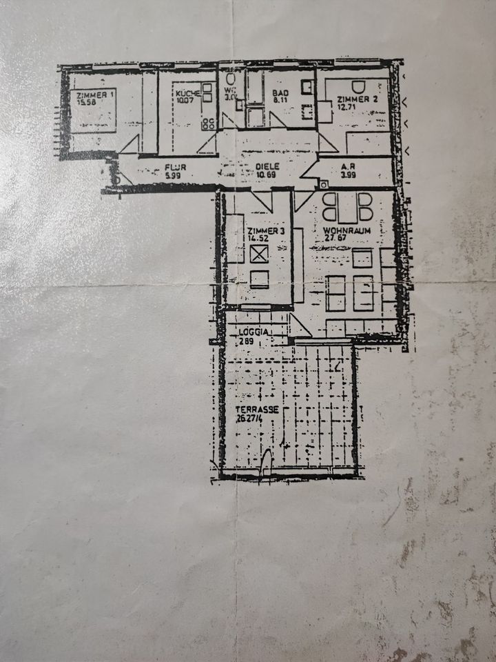 4- ZW / Bad / WC / Süd-Terrasse In bester Lage Augsburg-Göggingen Mitte in Augsburg