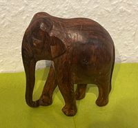 Holz Elefant Handarbeit 11x9cm Schnitzerei Afrika Baden-Württemberg - Schwetzingen Vorschau