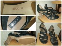 Neu: tolle Sandale von Ecco in schwarz Gr. 39, ca 8cm hoch Essen - Essen-Katernberg Vorschau